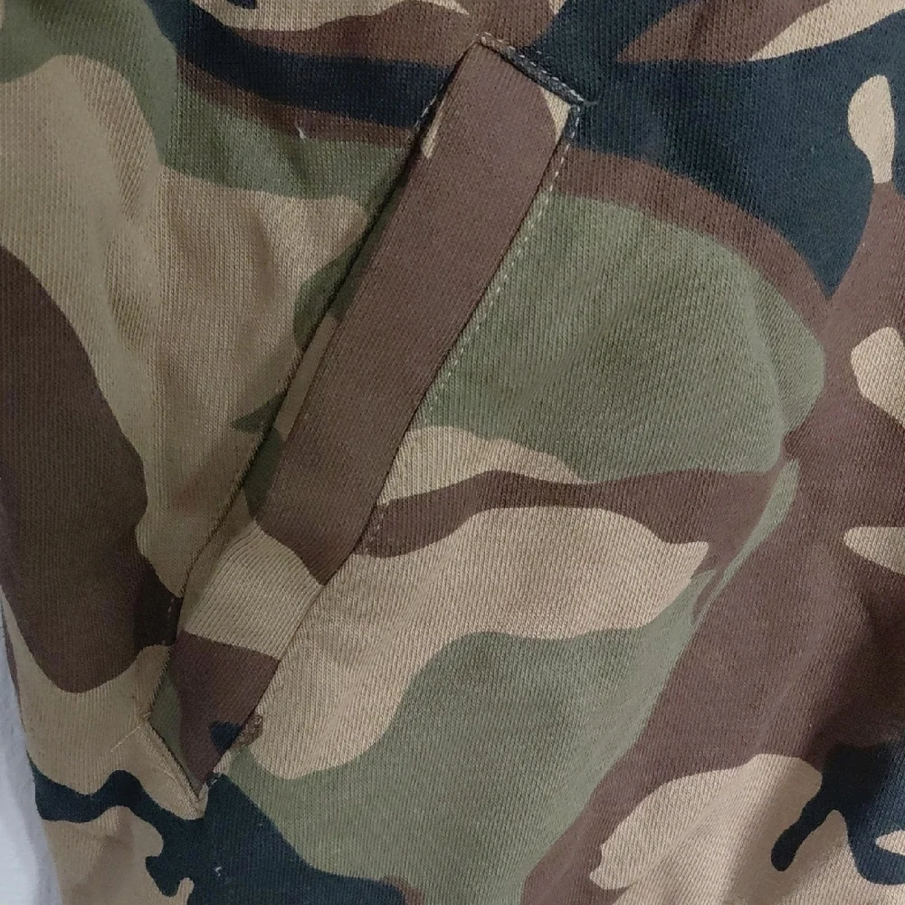 Zara Camouflage Hoodie Sweater - Green and Brown - Picture 5 of 7